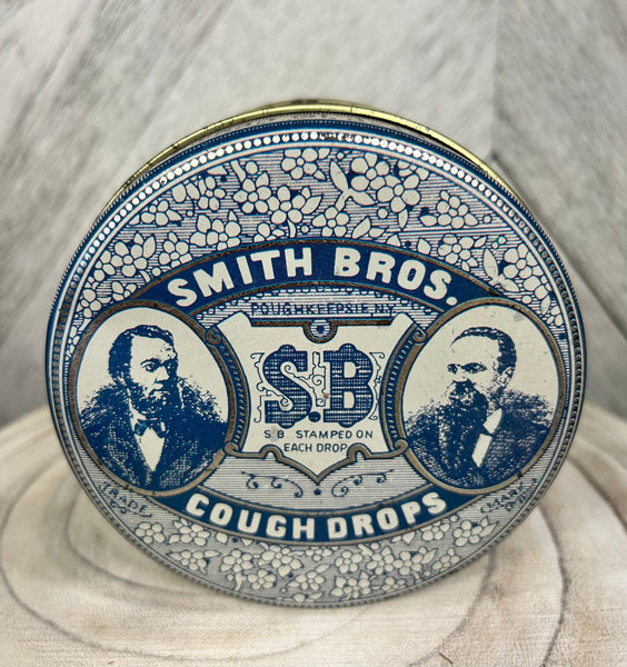 Vintage Blue Tin