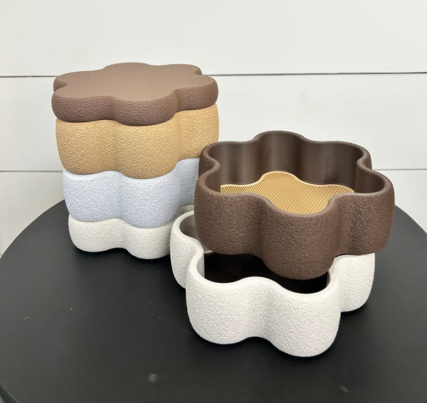 VM08 Lid for Stackable Organic Jewelry Tray-Assorted Colours