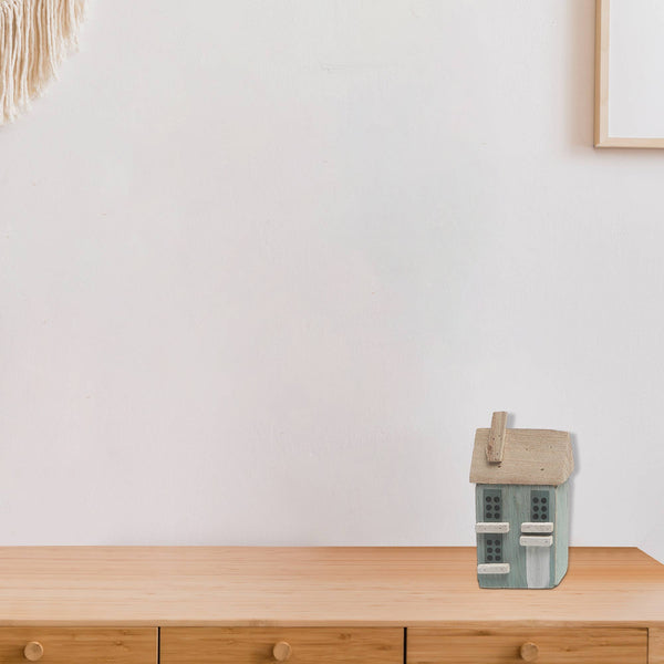 Wooden Single Green House Decor: Green