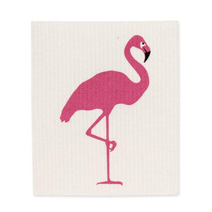 Large Flamingo Swedish Dish Cloth
