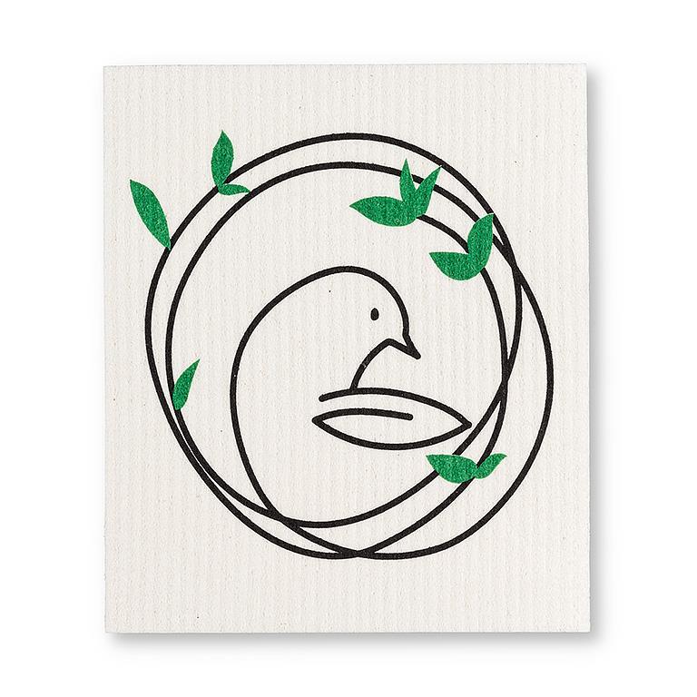 Bird In Nest Dishcloth