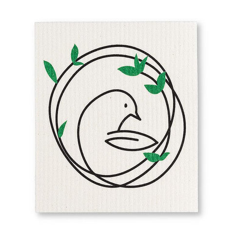 Bird In Nest Dishcloth