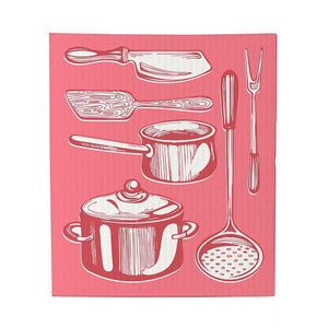 Kitchen Tools Swedish Dishcloth - Coloured Backer