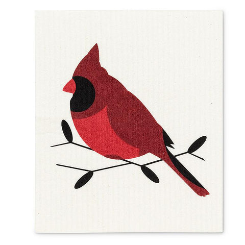 Single Cardinal Swedish Dish Cloth