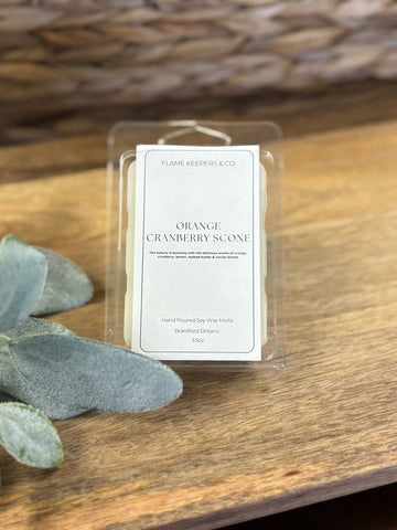 Orange Cranberry Scone 3oz Soy Wax Melts