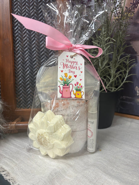Small Gift Bag ( BathSalt , Bath bomb, Spray) scents vary