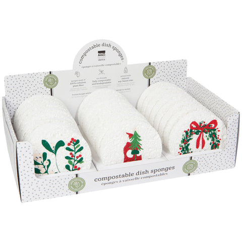 Tis The Season Compostable Sponge - Sold Individually
