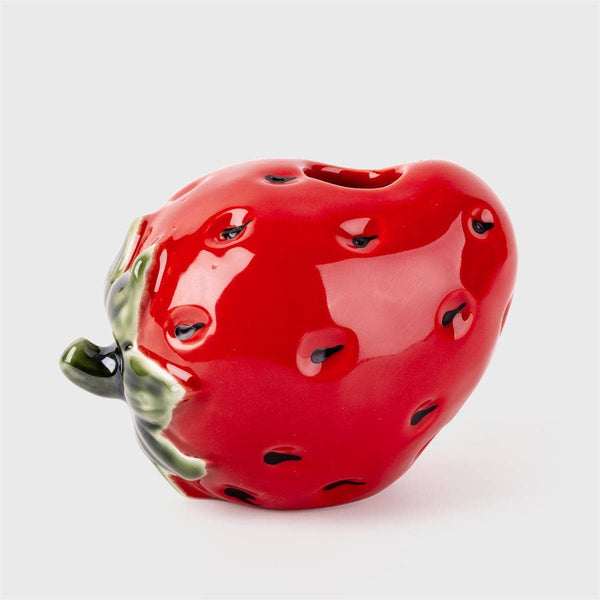 Ceramic Single Strawberry Vase