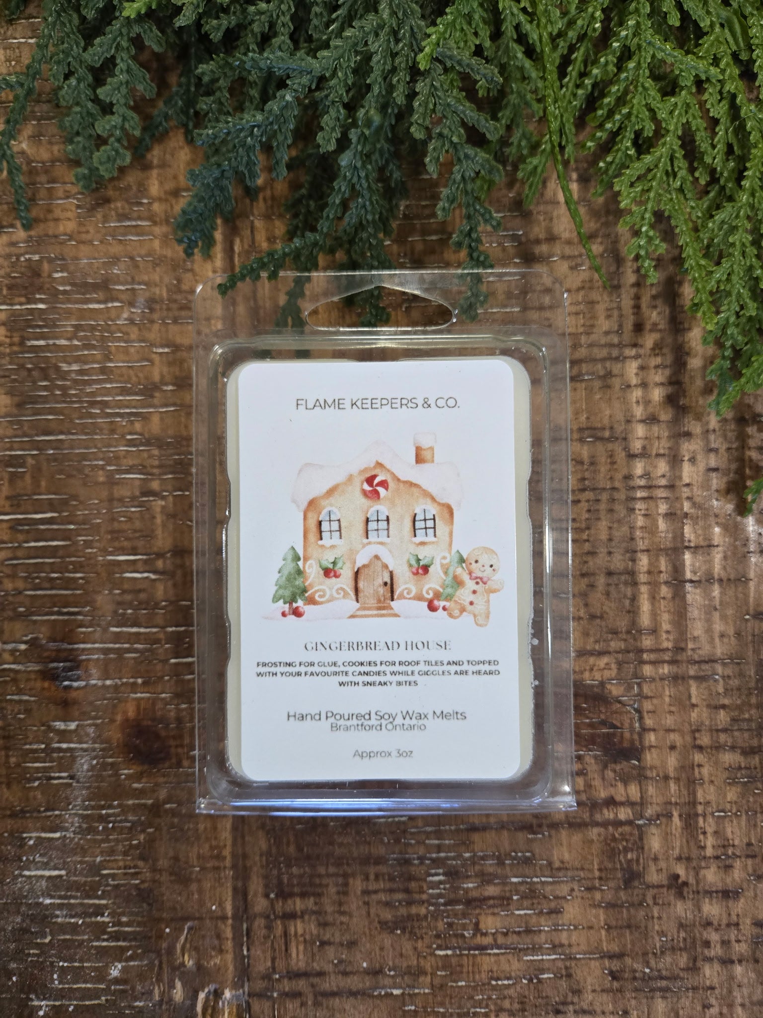 Gingerbread House 3oz Soy Wax Melts