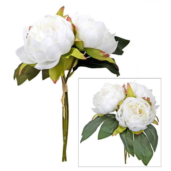Artificial Peony Bouquet - Pink