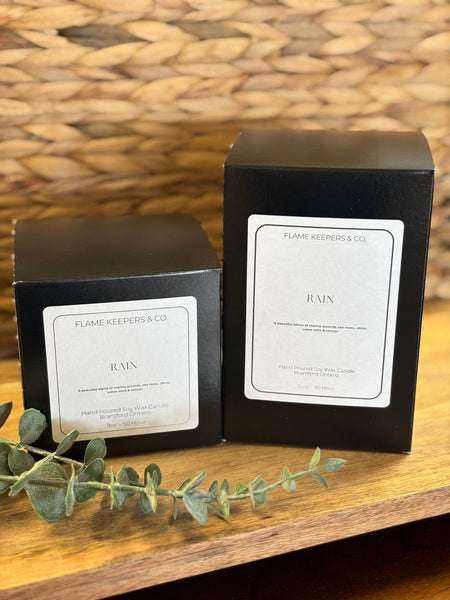 Rain Soy Wax Candle - 2 Sizes