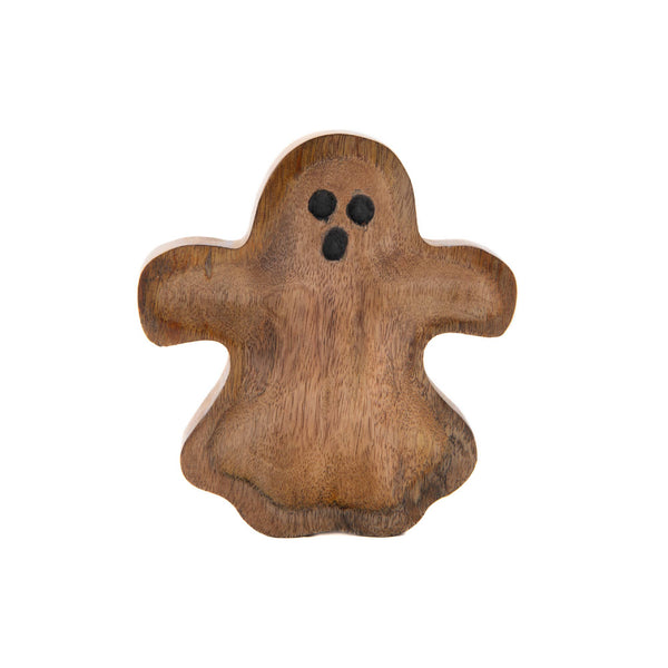 MANGO WOOD SHAPED SERVING TRAY (GHOST)