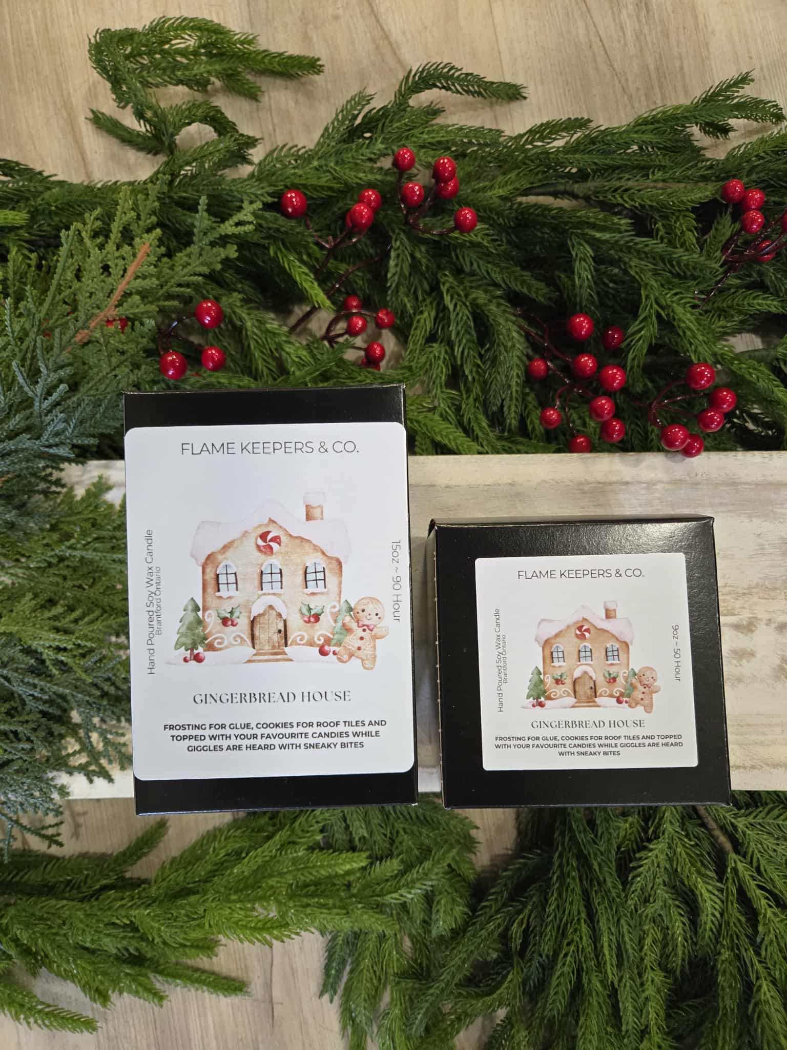 Gingerbread House Soy Wax Candle - 3 Sizes