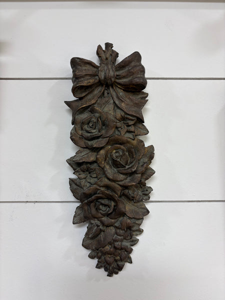 Brown Floral Wall Decor