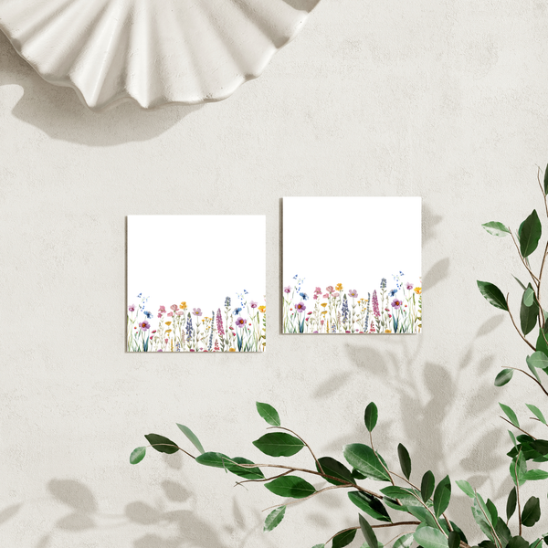 Watercolour Wildflower: 50 Sheet Post-It Note Notepad