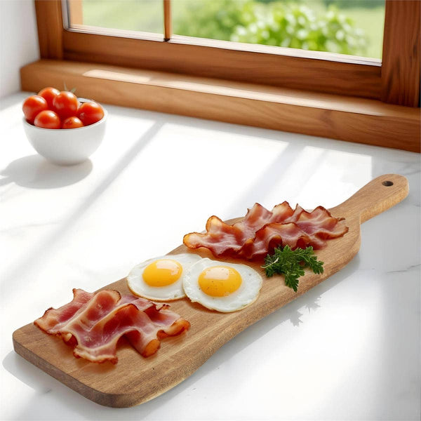 Acacia Wood Serving/Cutting Board: 13" x 8.6"