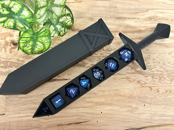 3D Printed Sword Dice Set