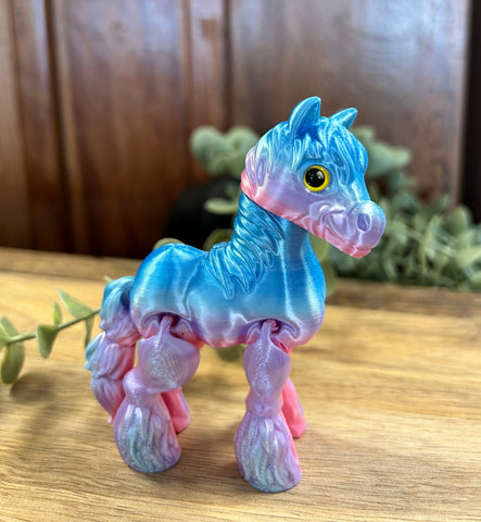 3D Printed Small Horse - Assorted Colours