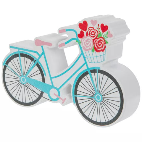 Flowers & Hearts Bicycle Decor Block