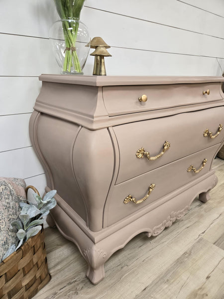 Damask 2pc Set - Entryway Hall Table Mini Bar