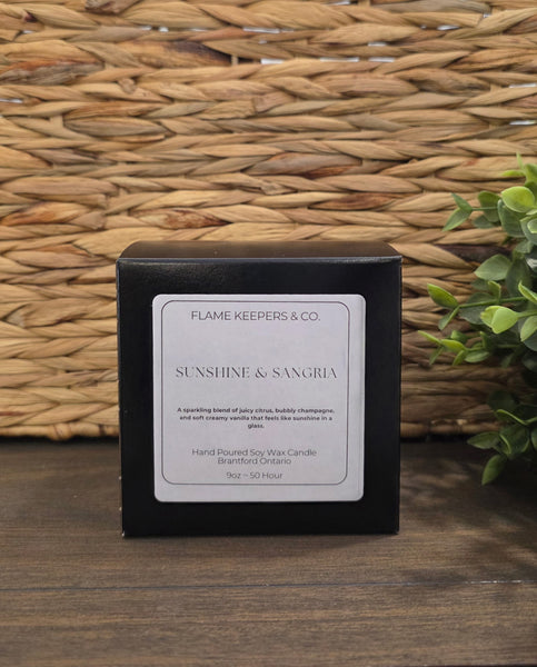 Sunshine & Sangria Soy Wax Candle - 9oz