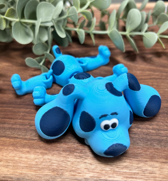 3D Printed Blue Dog- Assorted Colours