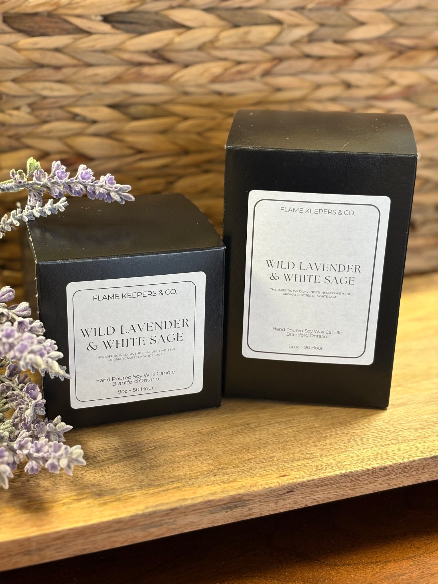 Wild Lavender & White Sage Soy Jar Candle - 2 Sizes
