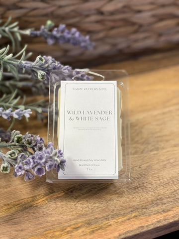 Wild Lavender & White Sage 3 oz Soy Wax Melt