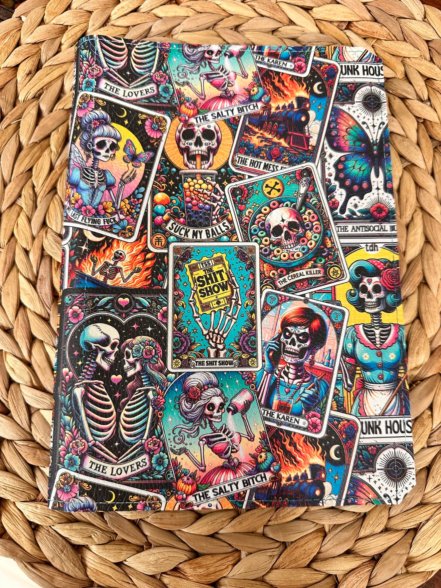 Large Handmade Note Book- Tarot Cards