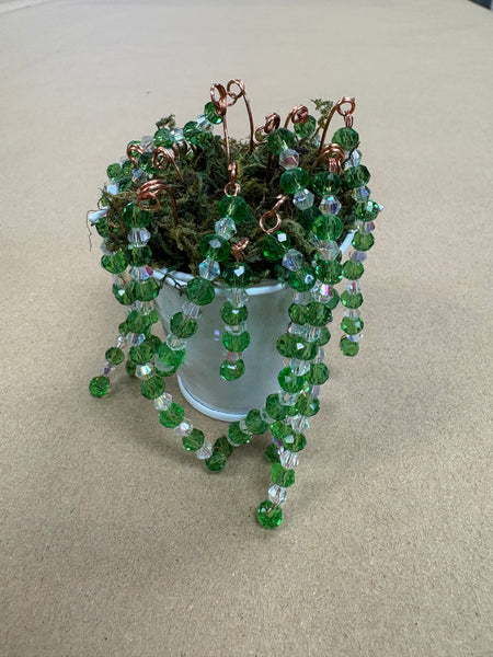 Wire Beaded Plants in Pot