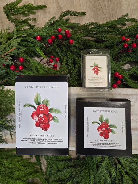 Cranberry Jelly Soy Jar Candle - 2 Size