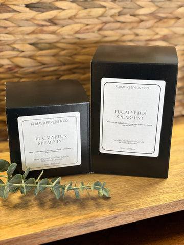 Eucalyptus Spearmint Soy Wax Candle - 2 Sizes