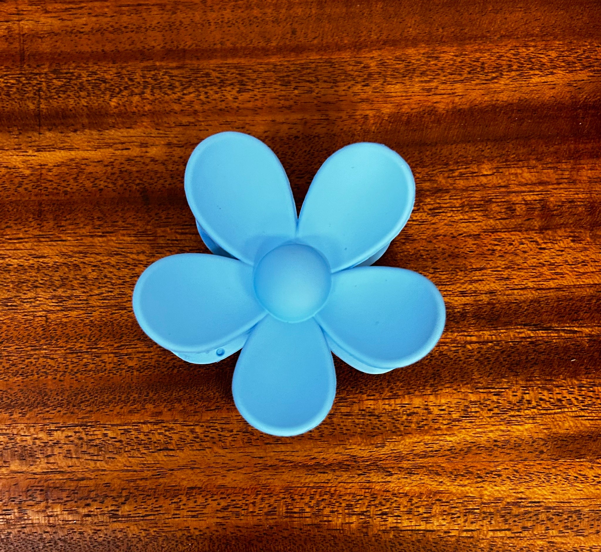 Flower Hair Clip- Blue