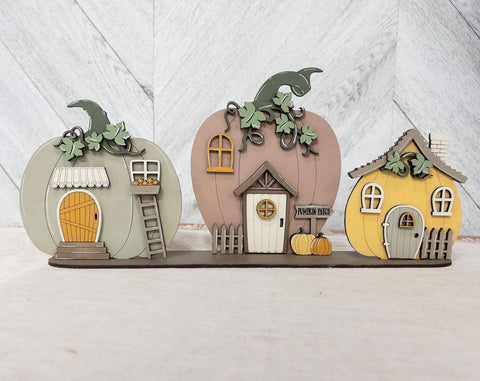 3D DIY Pumpkin House Workshop