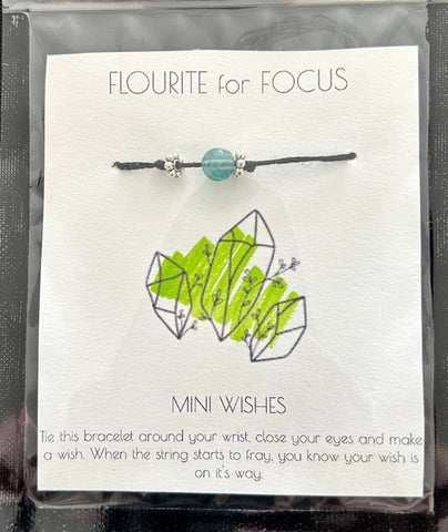 Mini Wish tie on bracelet - Focus
