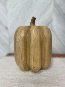 Tall Beige Pumpkin