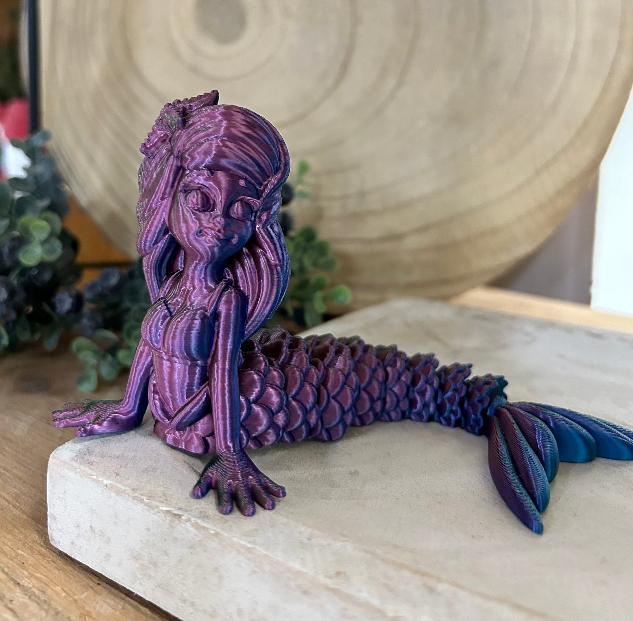3D Printed Mini Mermaid - Assorted Colours