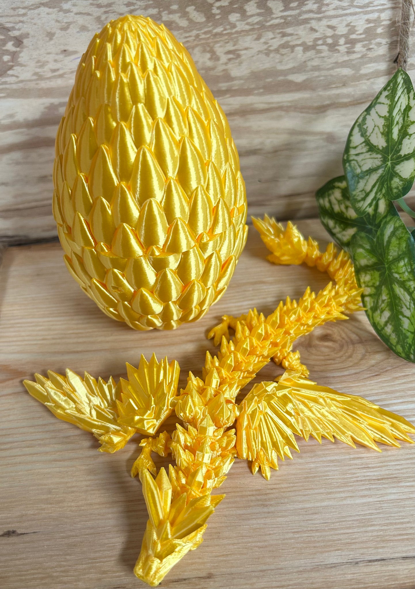 3D Printed Dragon W/ Wings & Egg