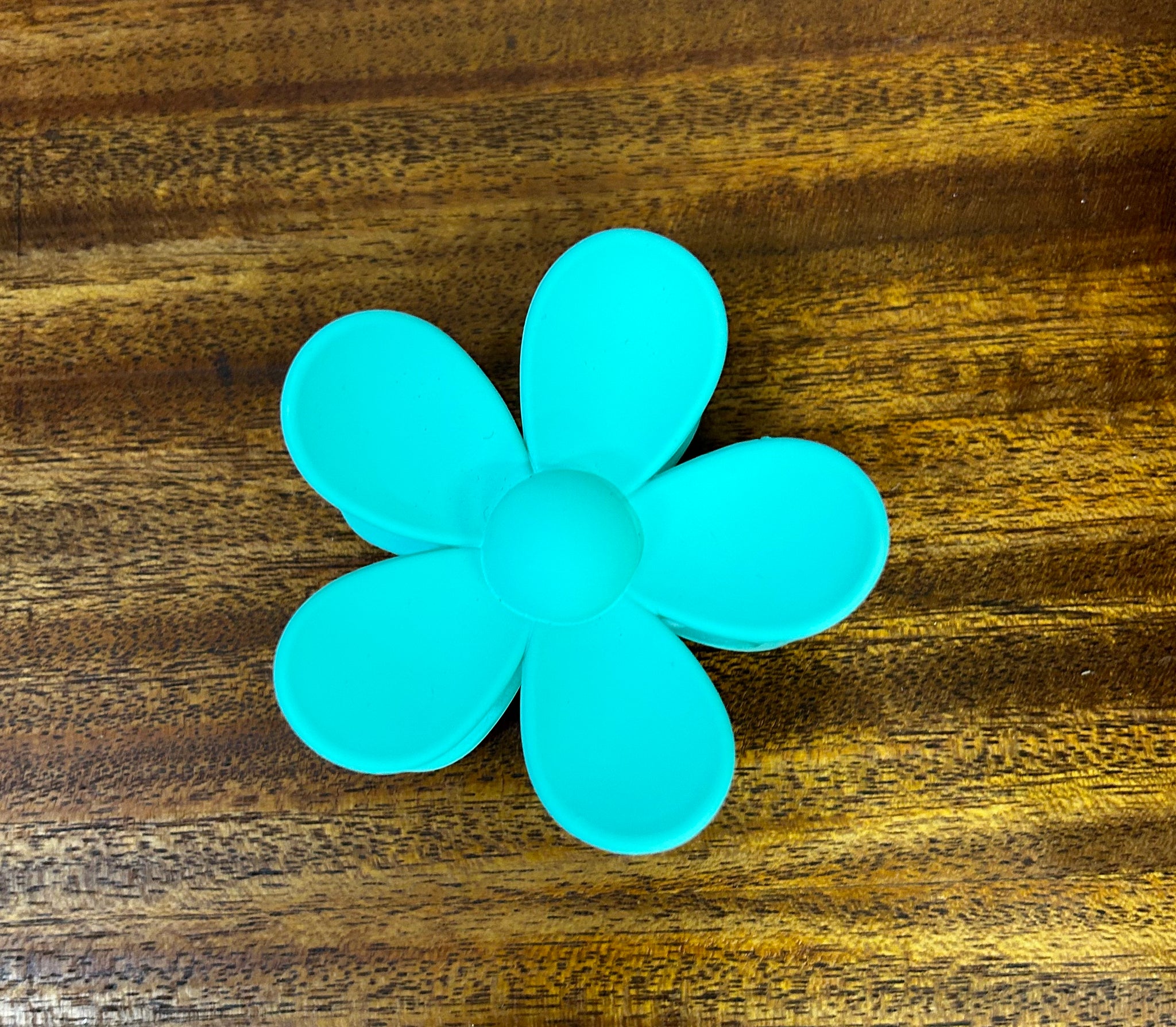 Flower Hair Clip- Green