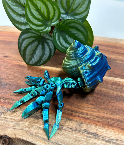 3D Printed Hermit Crab - Assorted Colours