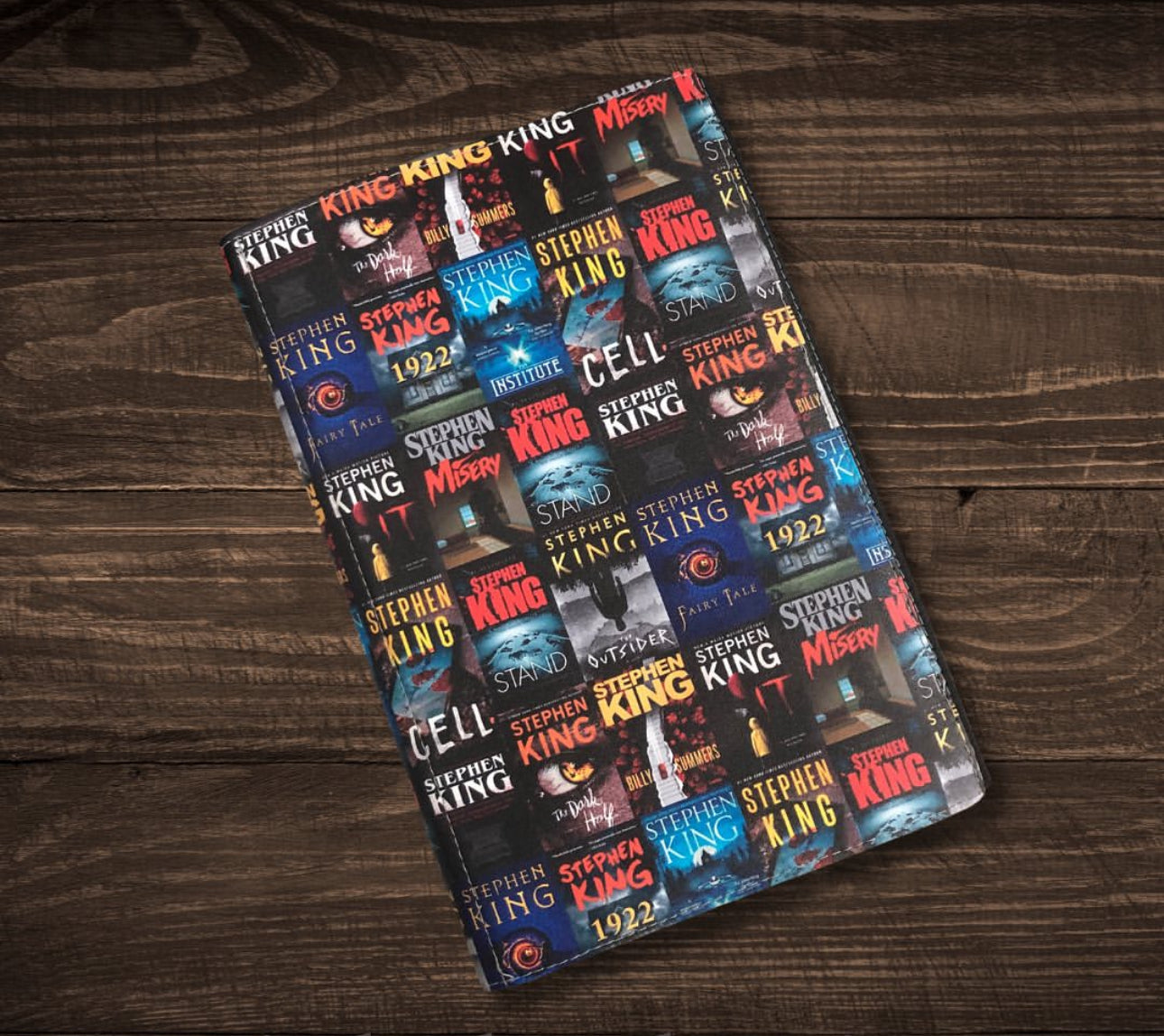 Large Handmade Notebook - Stephen King
