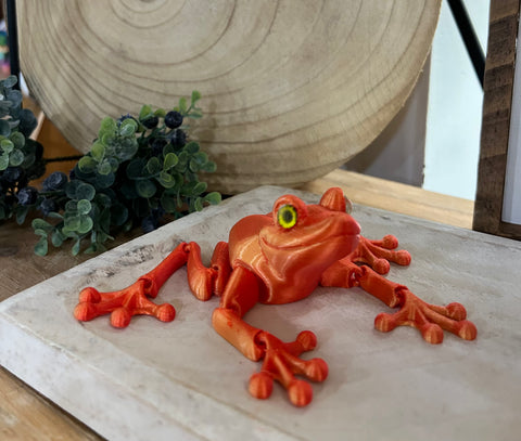 3D Printed  Small Frog - Assorted Colours