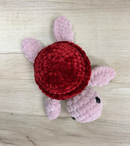 Knitted Turtle -Red shell