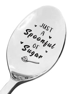 Engraved Stainless Steel Spoons - Assorted Quotes