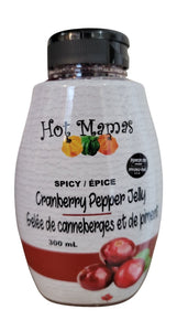 Hot Mamas  Spicy Cranberry Jelly  Squeezie 300ml