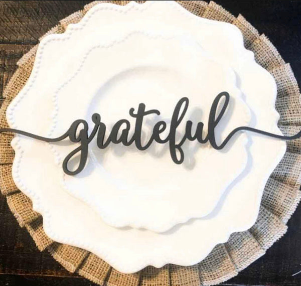 Holiday Fall Wooden Place Cards/Setting