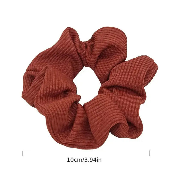 Ribbed Scrunchies-6 Colours Available