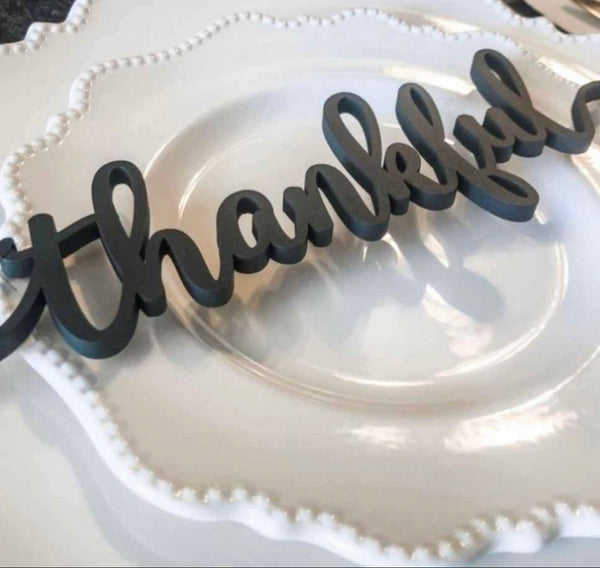 Holiday Fall Wooden Place Cards/Setting