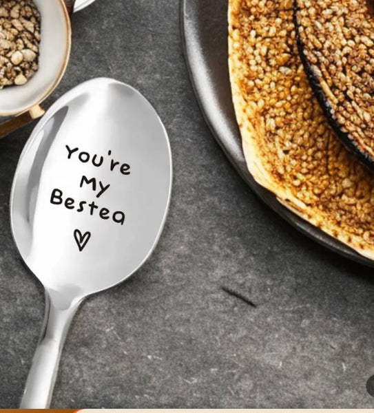Engraved Stainless Steel Spoons - Assorted Quotes