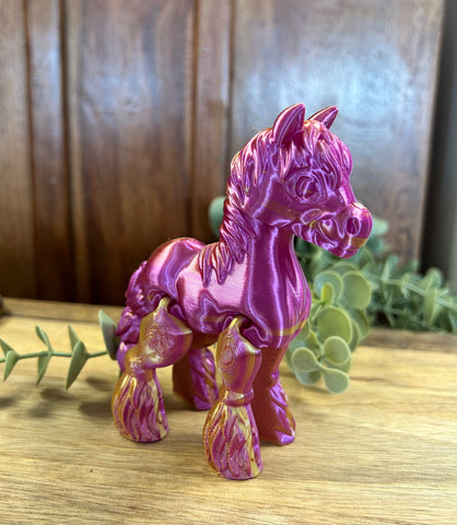 3D Printed Horse - Assorted Colours